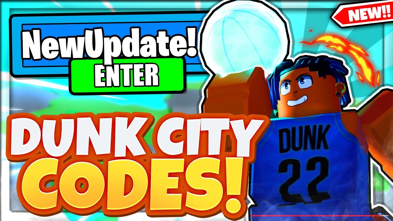 new-update-codes-dunk-city-dunking-simulator-roblox-youtube