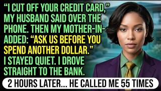 “I Cut Off Your Credit Card,” My Husband Said Over The Phone. 2 Hours Later... He Called Me 55 Times
