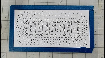 Rhinestone "Cardstock" Template Hack