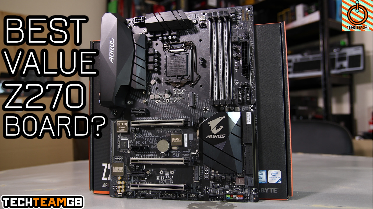 Gigabyte Aorus Z270x Gaming K5 Review Youtube