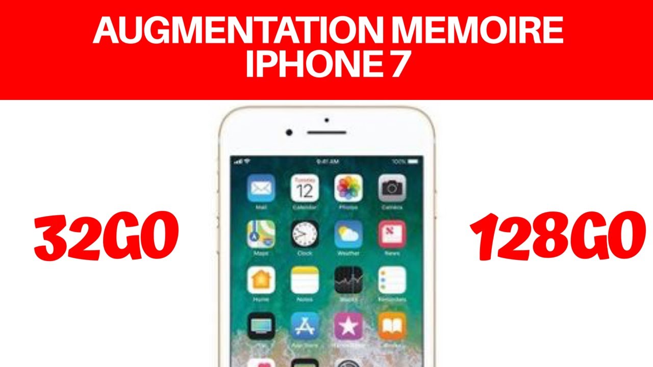Increase memory of an iPhone 7 32GO to 128GO Micro soldering motherboard 