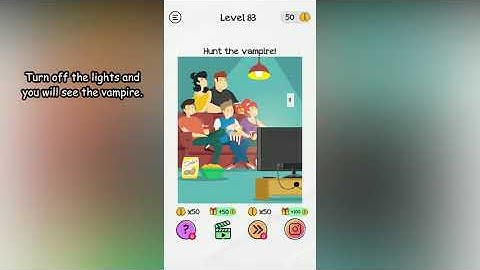 Braindom Level 83 Hunt the vampire!