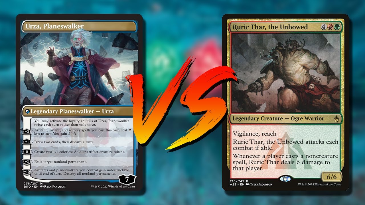 Urza Lord Protector vs Ruric Thar 1v1 Commander EDH Gameplay