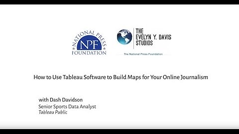 How to Use Tableau Software to Build Maps for Your Online Journalism
