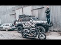 Nissan Patrol на лапландерах. Закрытие мотосезона. Harley-Davidson FXDRs