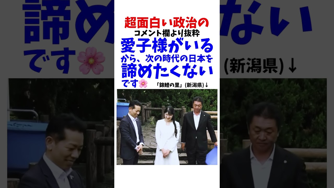 愛子天皇　日本を諦めたくない　#政治系
