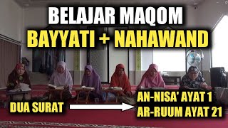 Download Lagu 🔴LIVE -  BELAJAR TILAWAH MAQOM BAYYATI \u0026 NAHAWAND || AN-NISA' AYAT 1 \u0026 AR-RUUM 21 MP3 Download Lagu 🔴LIVE -  BELAJAR TILAWAH MAQOM BAYYATI \u0026 NAHAWAND || AN-NISA' AYAT 1 \u0026 AR-RUUM 21 MP3