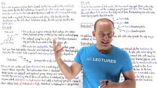 Bile acids and bile salts