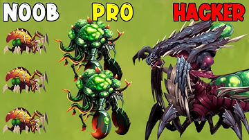NOOB vs PRO vs HACKER - Insect Evolution Full Gameplay (Part 190)