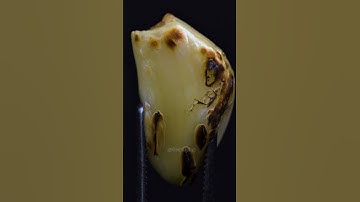 Burning Garlic Close-Up