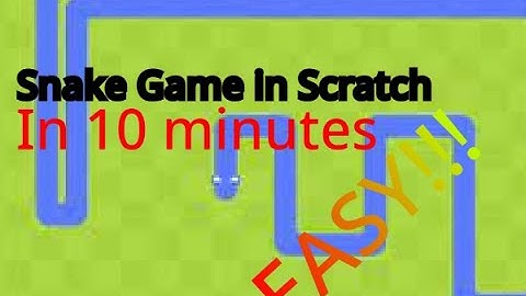 How to make a snake game in Scratch