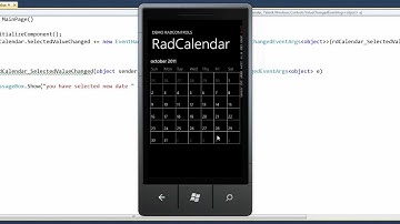 RadCalendar