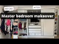 Master bedroom makeover part 1 | Built in wadrobe/closet  makeover