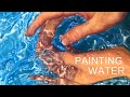 PAINTING TIMELAPSE || Painting Water in Oil ~ "ENERGY"