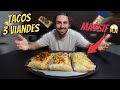 Degustation de tacos gratines xxl ultra gourmand une rivire de sauce fromagre 