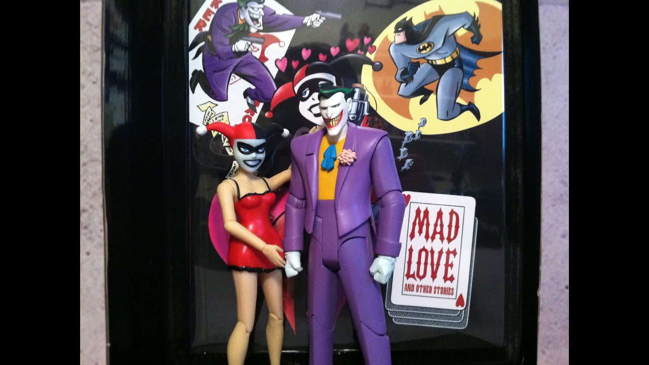 BATMAN serie animate MAD Love JOKER & Harley Quinn Figura Azione Grafica NOVEL 