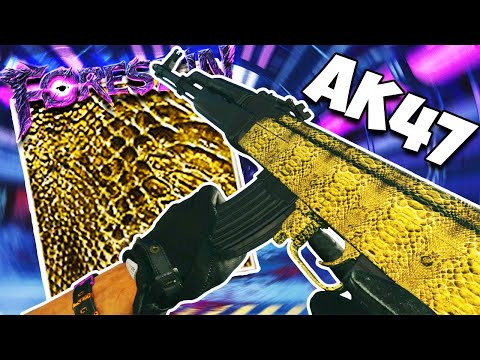 The AK47 is NASTY in Zombies (Cold War Zombies Gold Viper AK47)