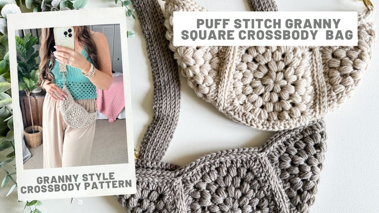 How to Crochet A Crossbody Bag From Squares