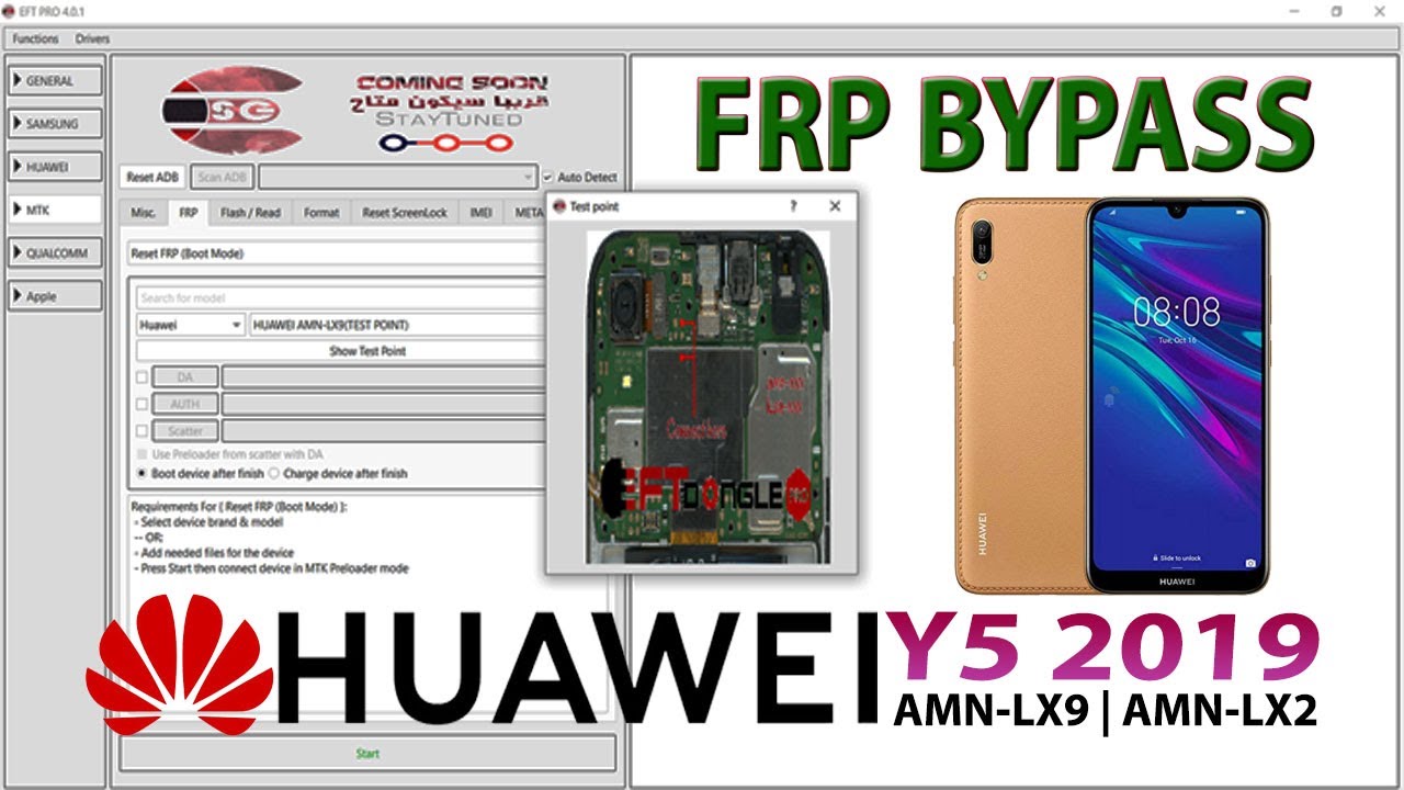 Huawei Y5 2019 (AMNLX9) FRP Bypass 2021 Huawei Y5 2019 FRP Bypass