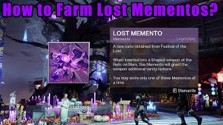 How to Farm Lost Mementos in Destiny 2 Festival of the Lost