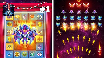 Space shooter - Galaxy attack -- Hyper Hybrid Casual - Gameplay Walkthrough (iOS & Android)