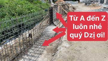 Kho Tư liệu Xây dựng - Cấu tạo cốt thép, cốp pha, bê tông kè BTCT đường bộ bên cạnh con rạch