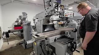 Sharp VH-25 Heavy Duty 5HP Vertical/Horizontal Combo Milling Machine #2337