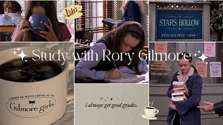 Study With Rory Gilmore / Aesthetic LoFi background music / 1-Hour 💙☕