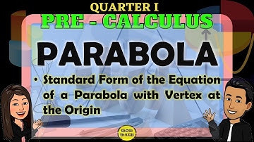 STANDARD FORM OF THE EQUATION OF A PARABOLA WITH VERTEX AT THE ORIGIN || PRE-CALCULUS