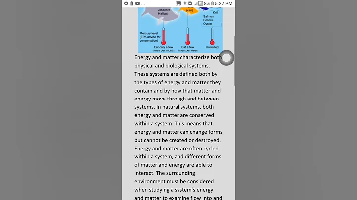 Energy and Matter: Flows, Cycles, and Conservation