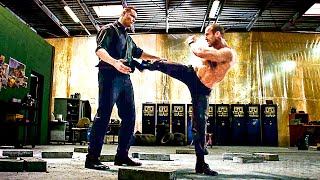 The Transporter crushes 12 arrogants goons and a giant | Transporter 3 | CLIP