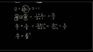 Fractions lesson 3 - multiplying fractions