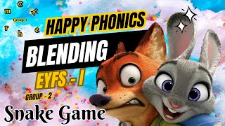 New Word Bank Journey: Snake Game | Learn with Happy Phonics - Group 2 Phonics Adventure! EYFS-1| 52 screenshot 5
