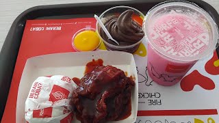 DINE IN FIRE CHICKEN Level 5 RICHEESE FACTORY #shortvideo #review #richeesefactory #mukbang 