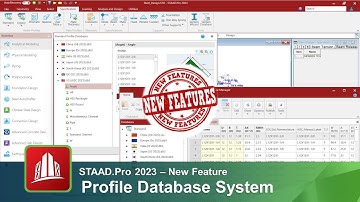 STAAD.Pro 2023 - Profile Database System