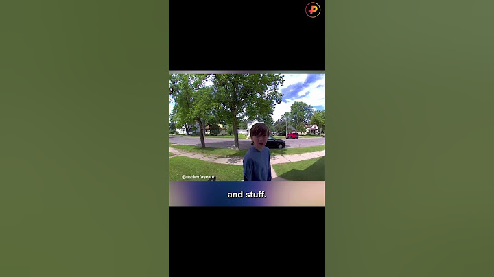 Boy Leaves Random Message of Kindness on Doorbell Camera  #watch #kindness #fyp #positivenation
