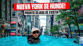 NUEVA YORK SE ESTA HUNDIENDO RAPIDAMENTE