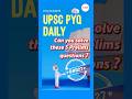UPSC | PYQ | Day 27 | CSE Prelims 2012 Paper 1 (GS) | 5 Qns | #ips #ias #shorts #pyqshorts4u