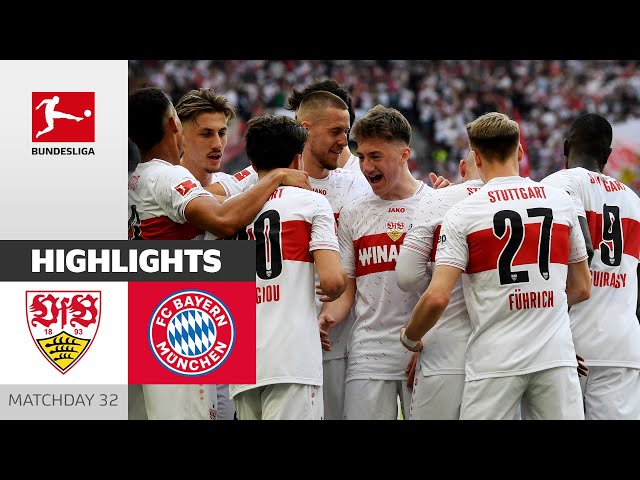 VfB Plays Poker for Runner-Up Spot | VfB Stuttgart-FC Bayern München 3-1 |Highlights| MD 32-BL 23/24 class=