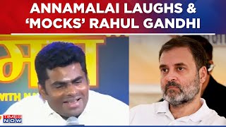 Annamalai Laughs As Rahul Gandhi Is Called 'Youth Leader', Says Thinking Makes Youth Leader Not Age