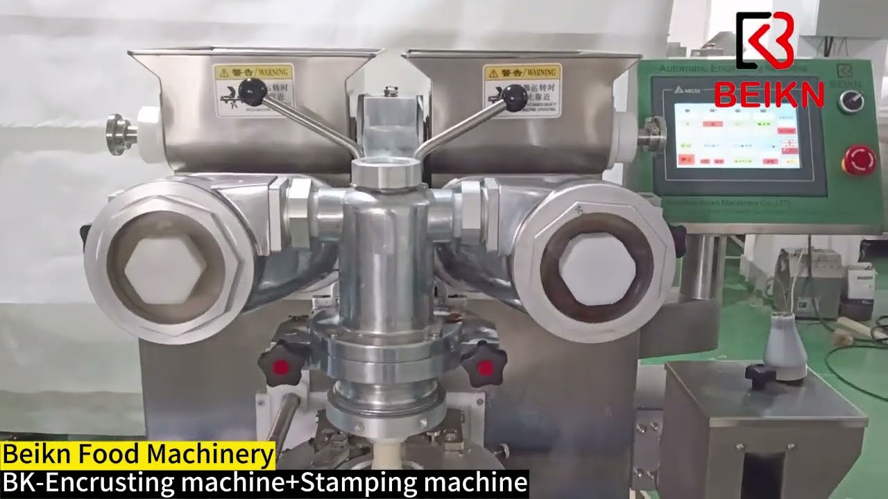 BK-280 Encrusting Machine+BK-220 Stamping Machine(Maamoul/Mooncake Production Line)