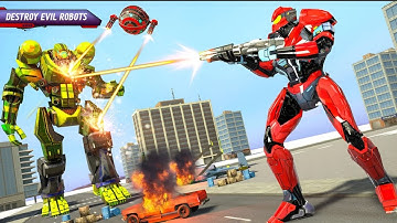 Red ball Bus Robot Games: Robot Transforming Games | robot transforming game 2021 | Full Gameplay