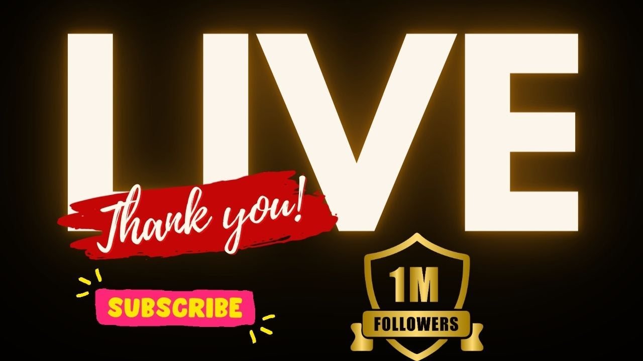 Countdown to 1 Million Subscribers: Join Us Live! - YouTube