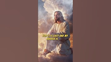 Finding Rest and Renewal in the Arms of Jesus | Embracing His Easy Yoke and Light Burden