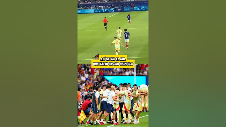Así fue el gol qué valió un Oro Olímpico para España 🇪🇸🤯 | #futbol #gol #españa #JJOO
