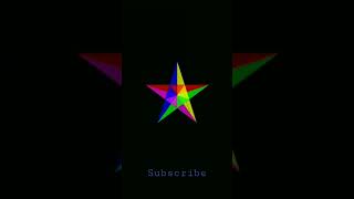 Draw Star🌟 Logo Graphics Using Python Turtle module #shorts #viral #short #shortsfeed #viralvideo