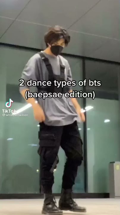 2 dance types of bts (baepsae edition) #short