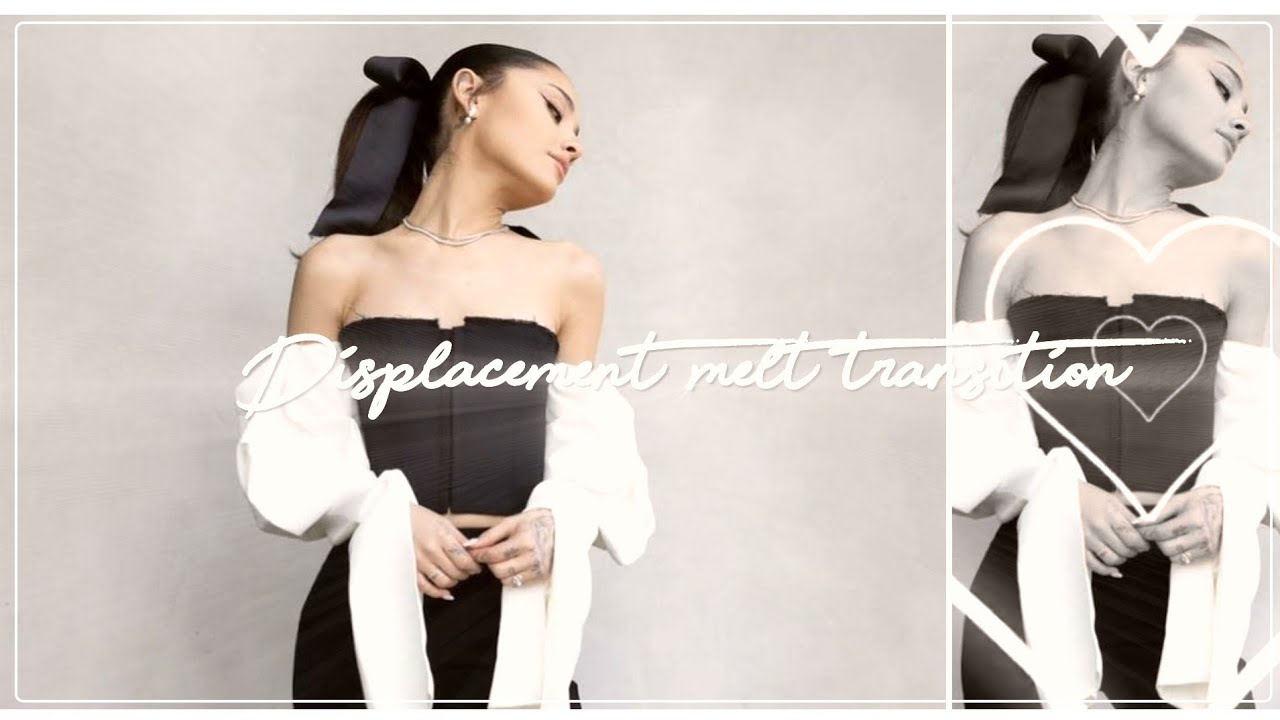 Displacement map melt transition on Alight motion | Glitch transition