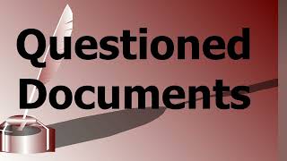 Questioned Documents