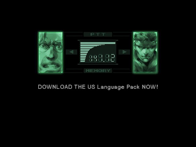 Metal Gear Solid - Download US Language Pack - YouTube